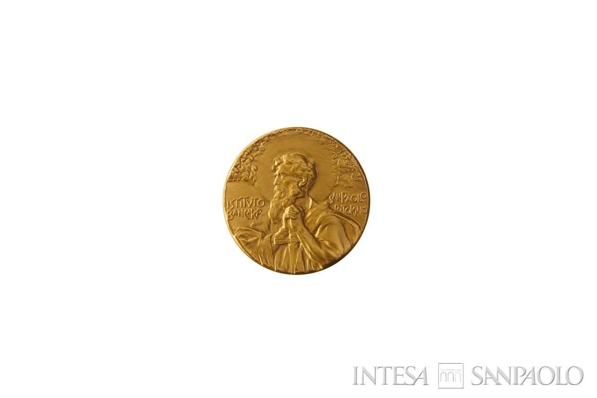 Medaglia del 4° centenario dell'Istituto Bancario San Paolo di Torino, 1963 (retro)