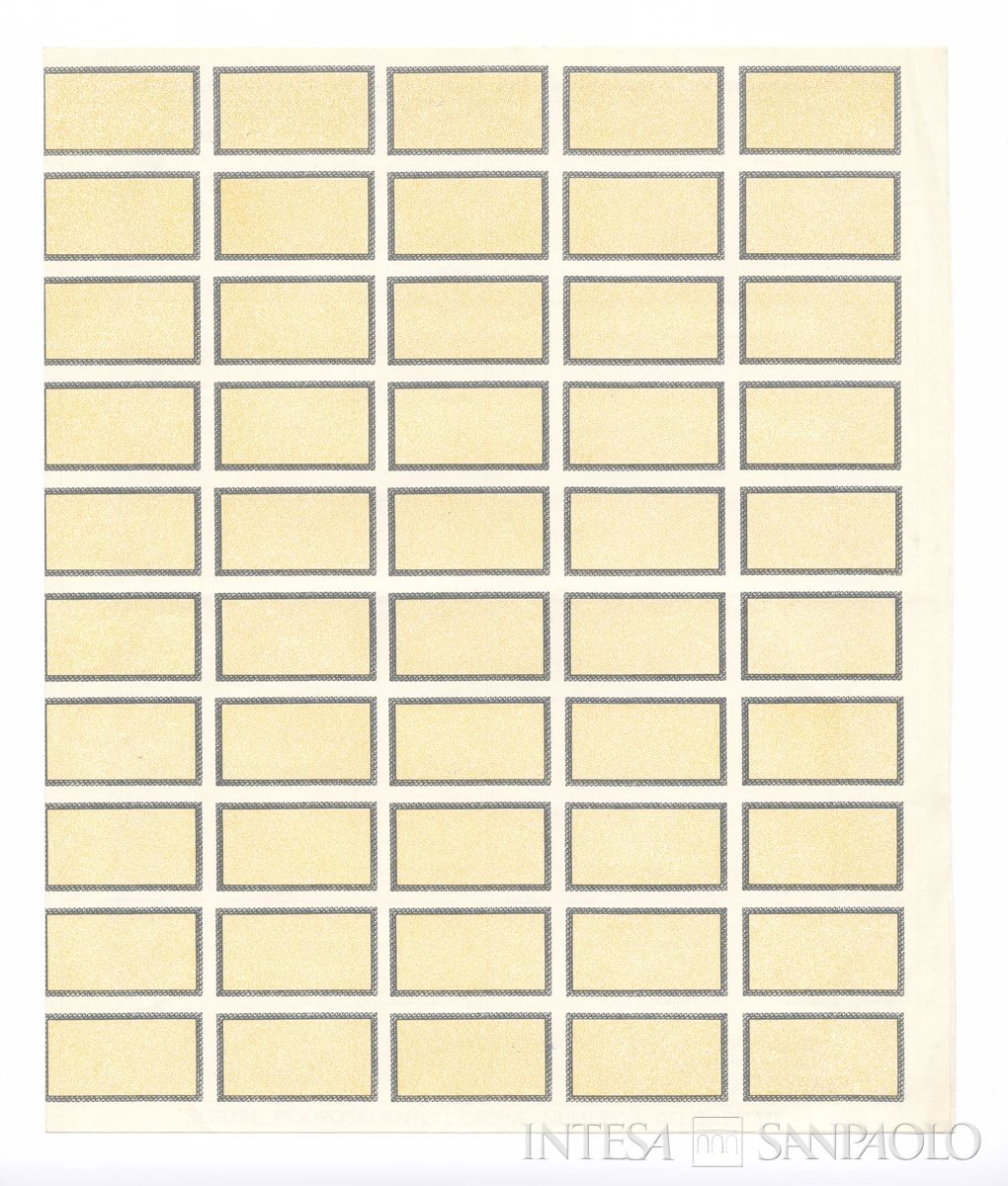 Arti grafiche Spadacini SpA, certificato azionario nominativo - recto