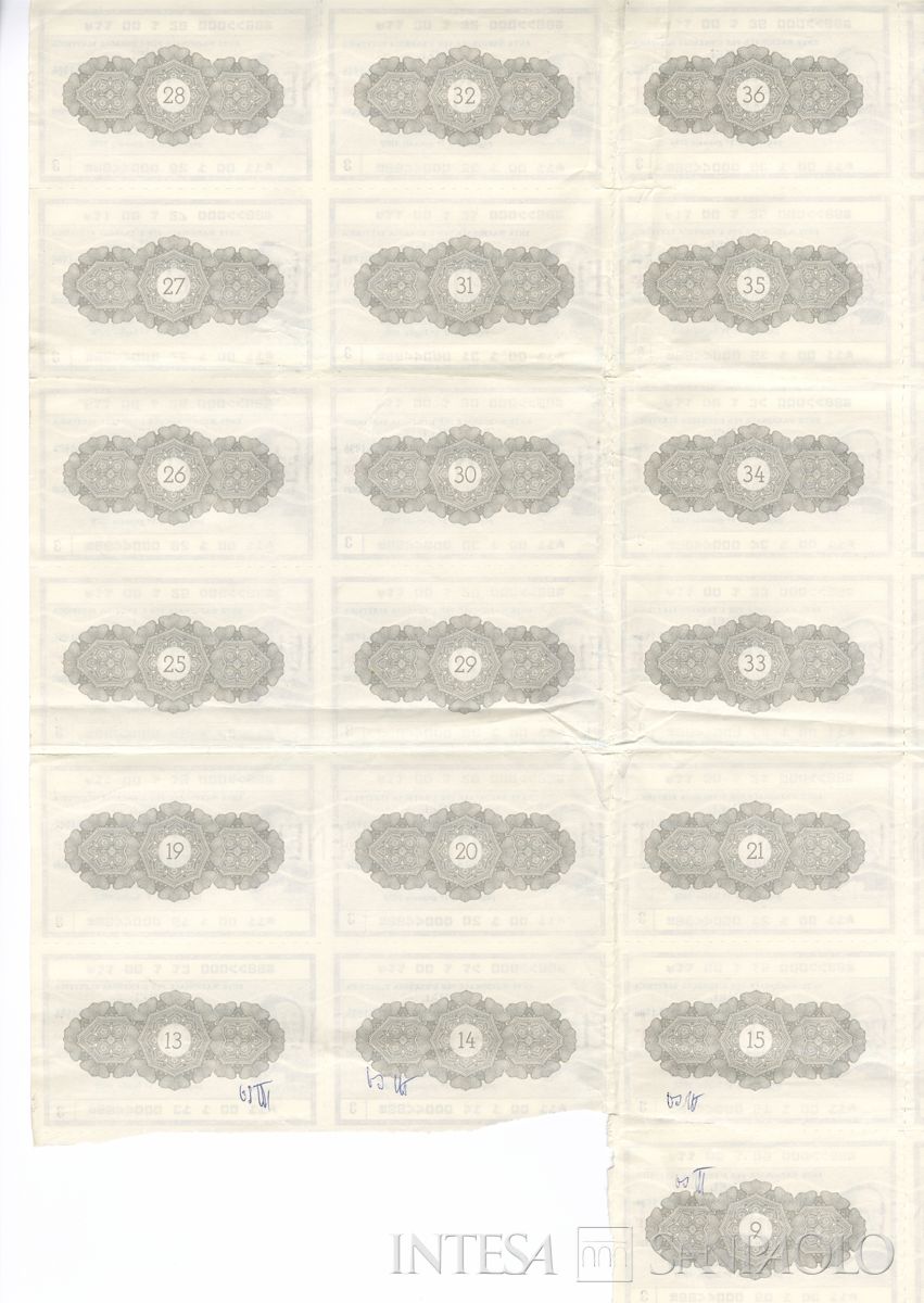 ENEL Ente nazionale per l'energia elettrica, certificati obbligazionari al portatore - verso a