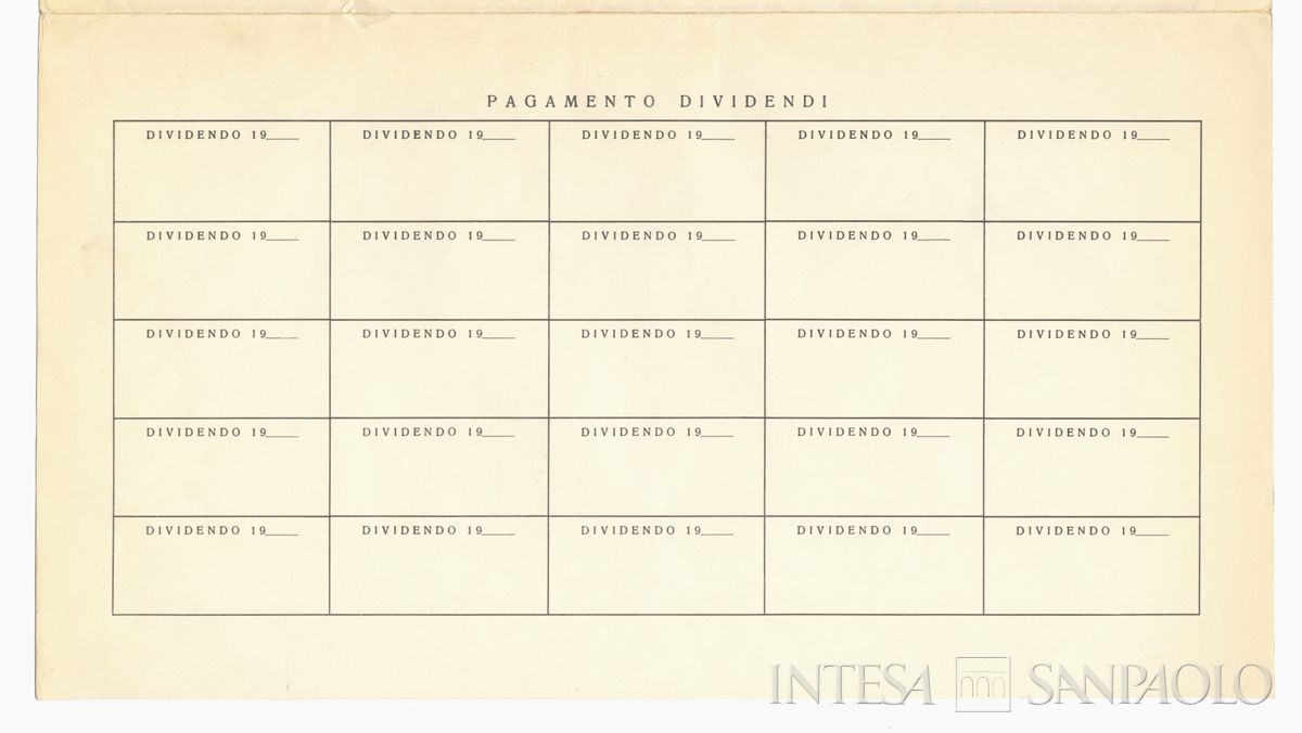 Hamersveld SpA, certificato azionario nominativo - recto b