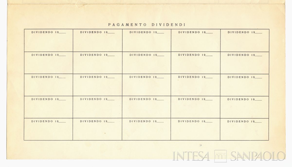 Hamersveld SpA, certificato azionario nominativo - recto c