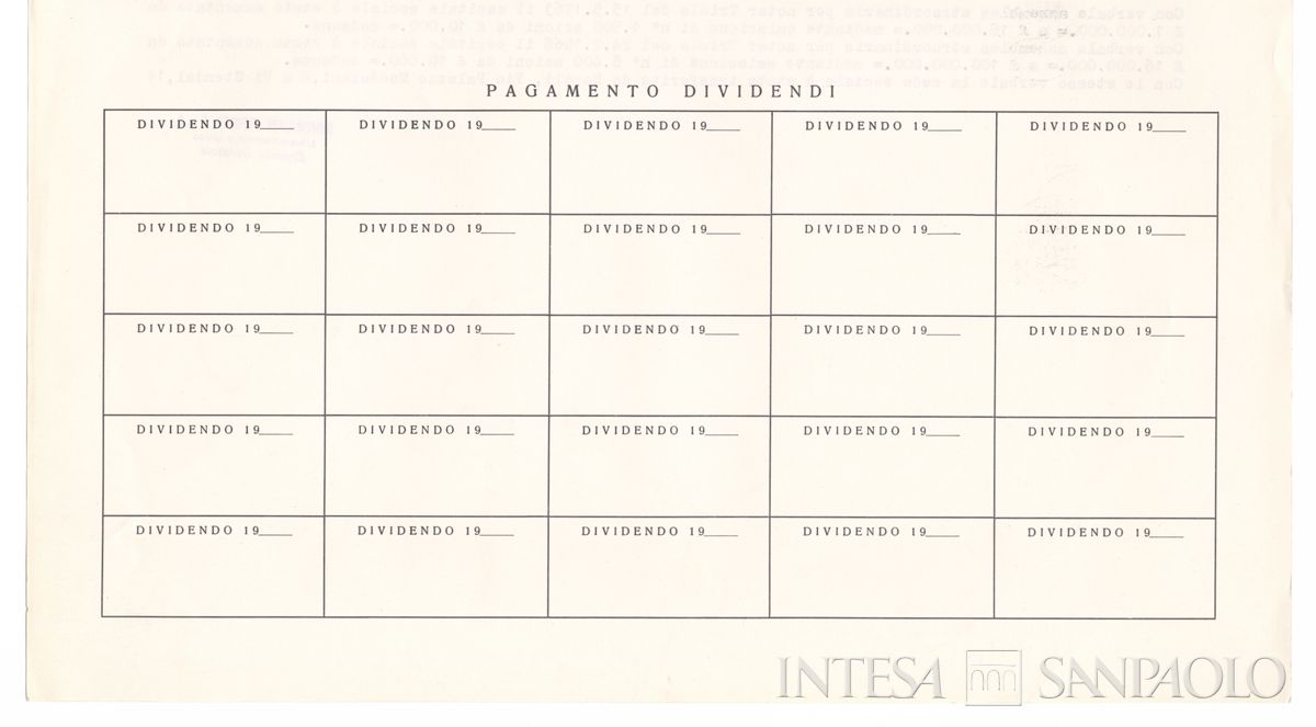 Immobiliare Flegrea SpA, certificato azionario nominativo - recto