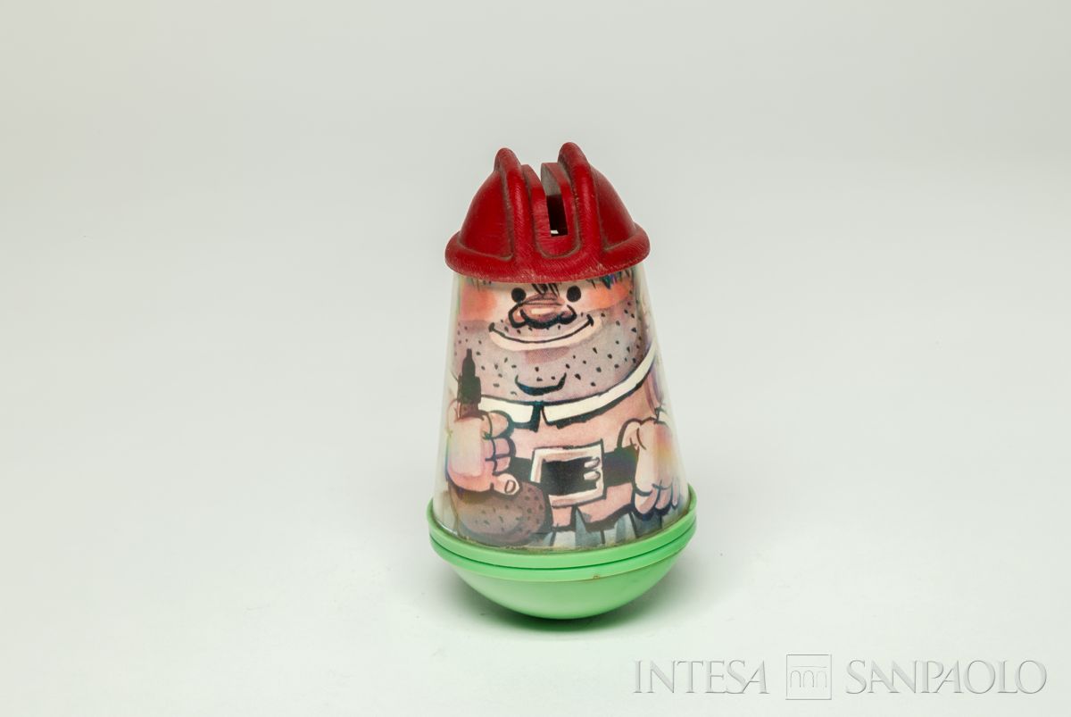 Spagna, Confederación Espanola de Cajas de Ahorro, salvadanaio a forma di Sancho Panza, anni 1980