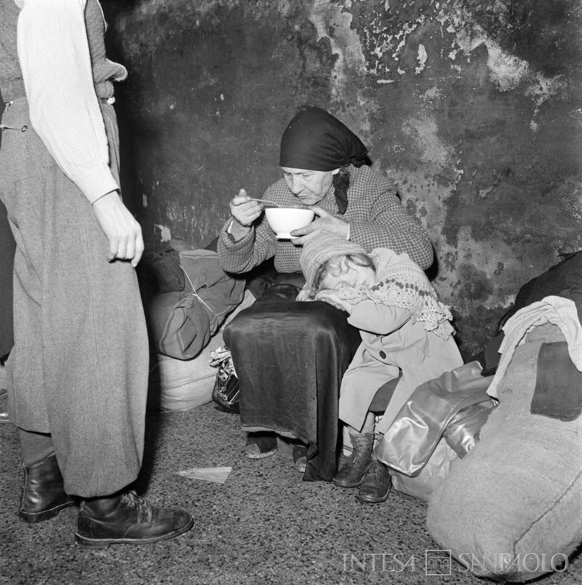 Alluvione del Polesine, novembre 1951. Publifoto