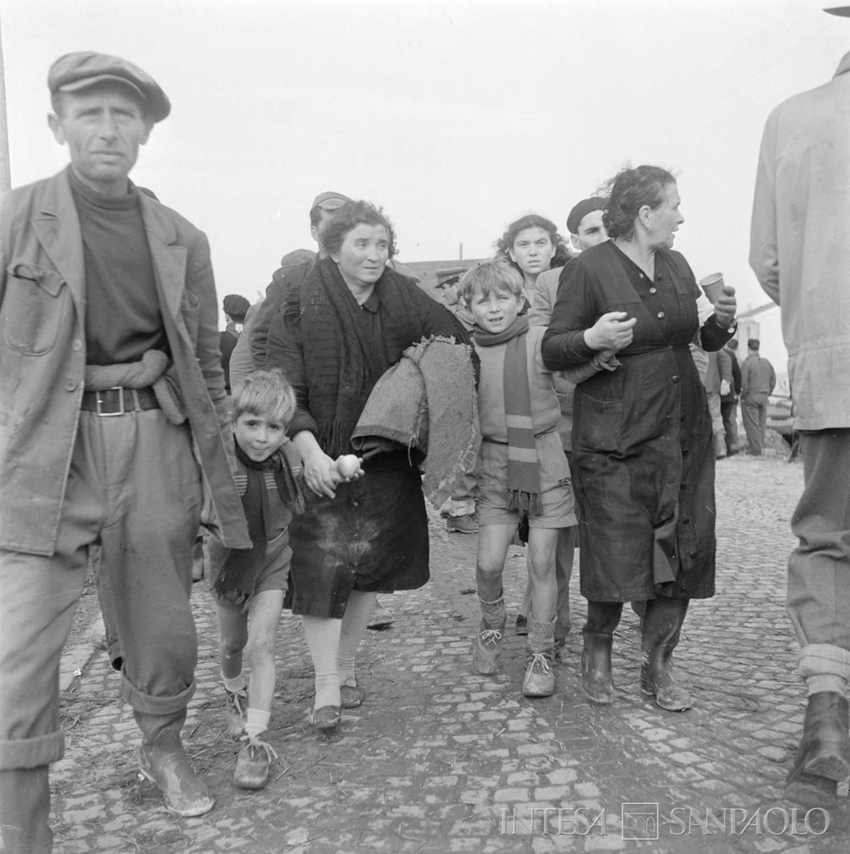 Alluvione del Polesine, Corbola, 20 novembre 1951. Publifoto