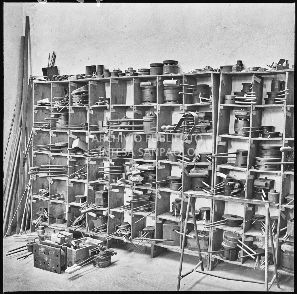 Magazzino stampi presso lo stabilimento industriale Aldo Leonetti<br>24328