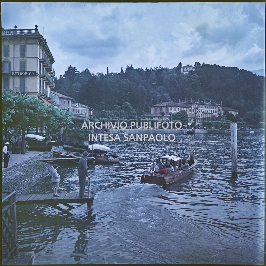 Vista del lago di Como nei pressi dell'Hotel Metropole di Bellagio<br>336