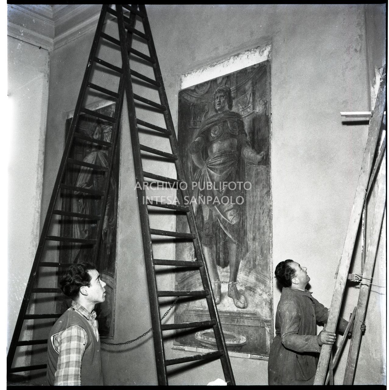 Ultimi lavori di allestimento della Mostra<br>455551