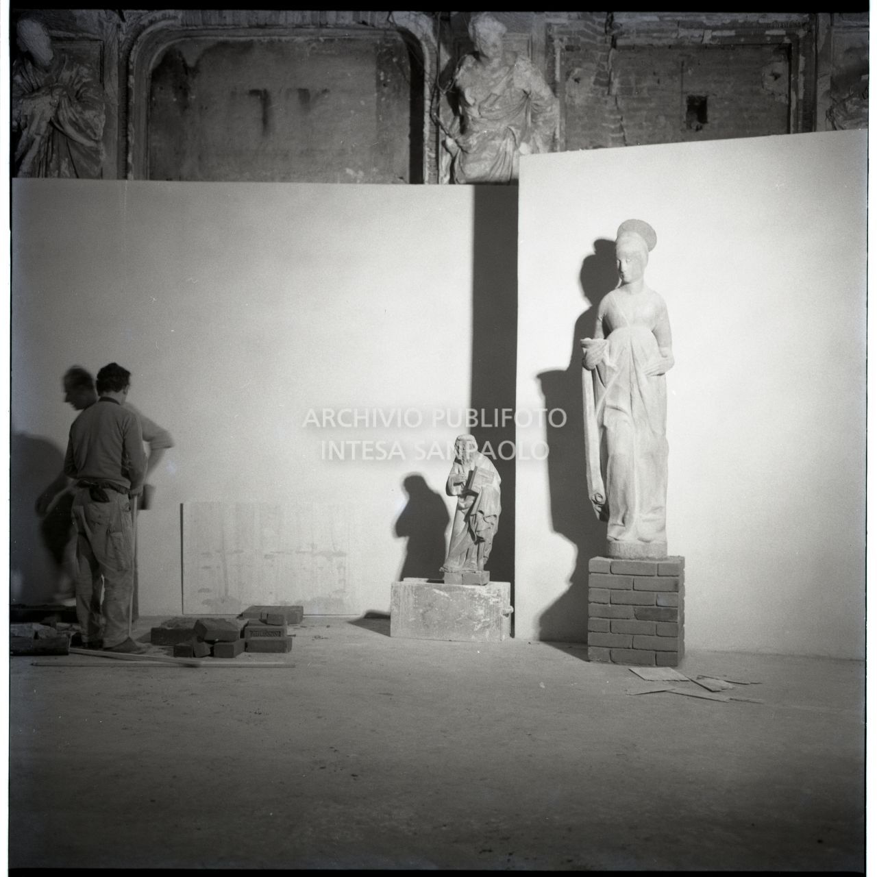 Ultimi lavori di allestimento della Mostra<br>455552