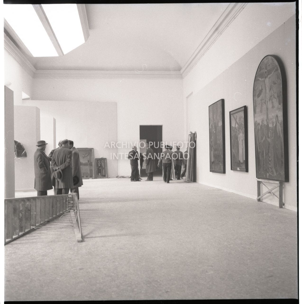 Vernissage organizzato durante gli ultimi lavori di allestimento della Mostra<br>455558