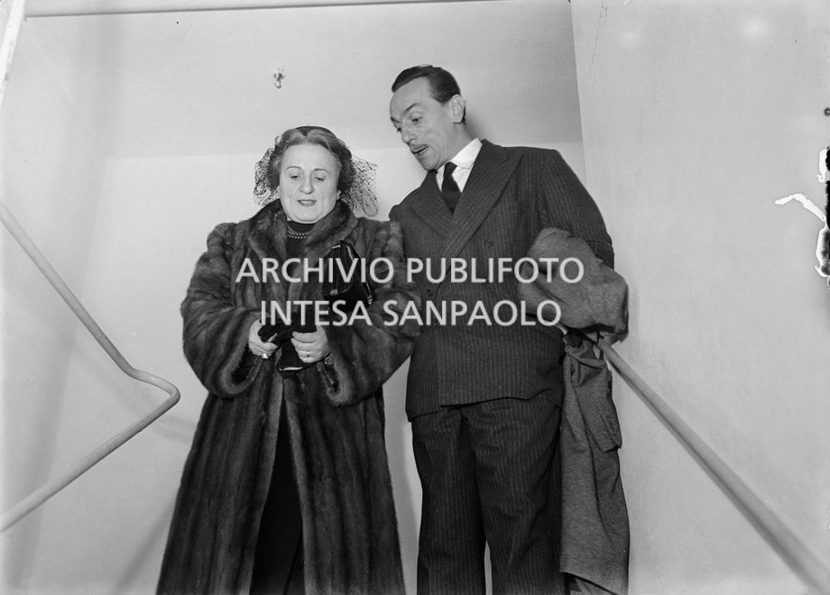 Titina ed Eduardo De Filippo al Teatro Manzoni di Milano<br>83131