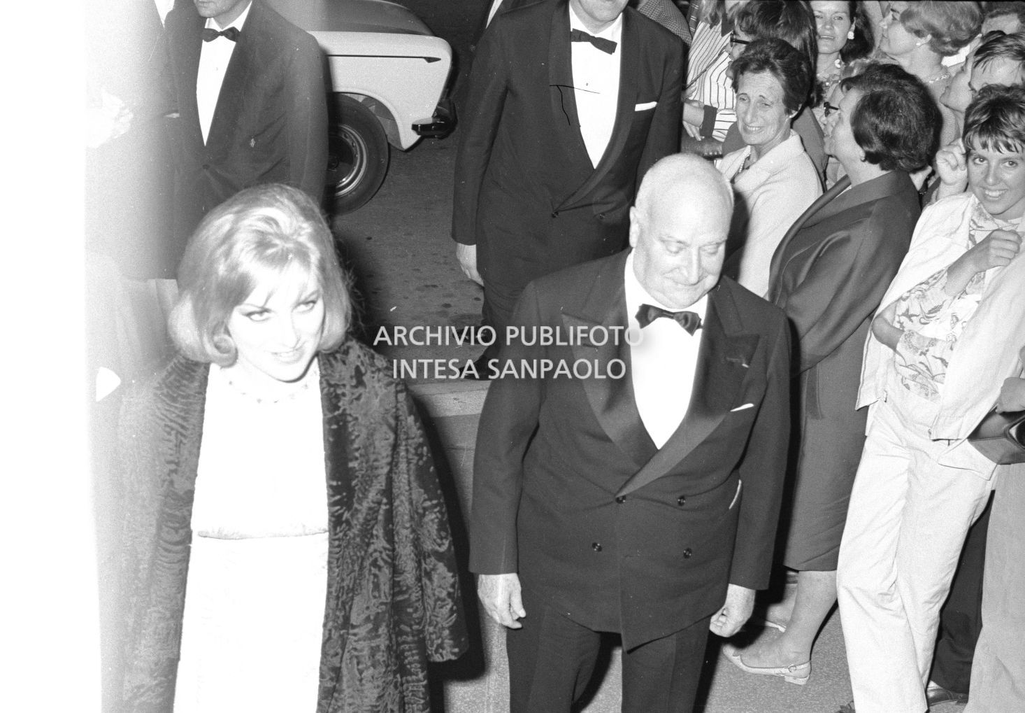Angelo Rizzoli con Graziella Granata al Festival di Cannes