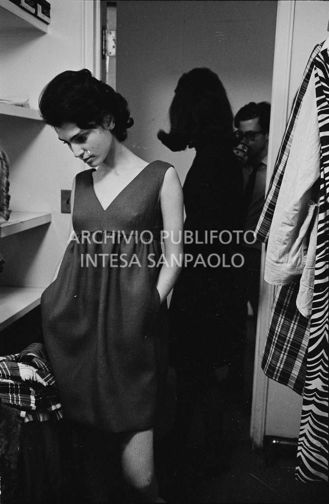 Benedetta Barzini in camerino<br>727793/15