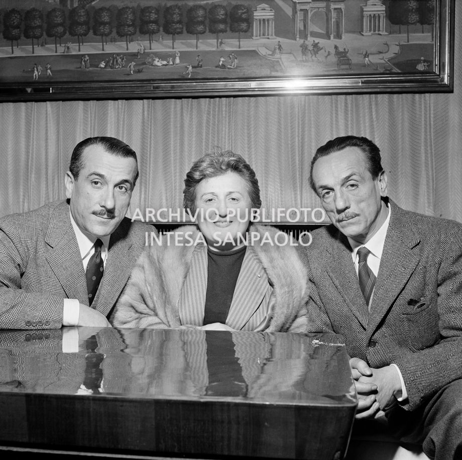 Peppino, Titina ed Eduardo De Filippo<br>123162