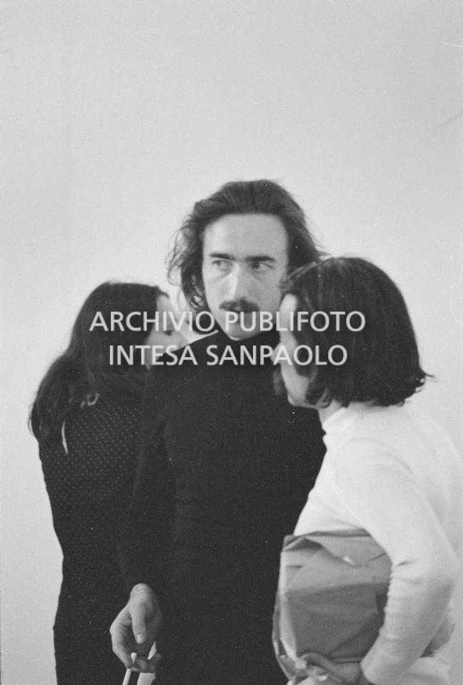 Gino De Dominicis ritratto alla XXXVI Biennale internazionale d'arte di Venezia