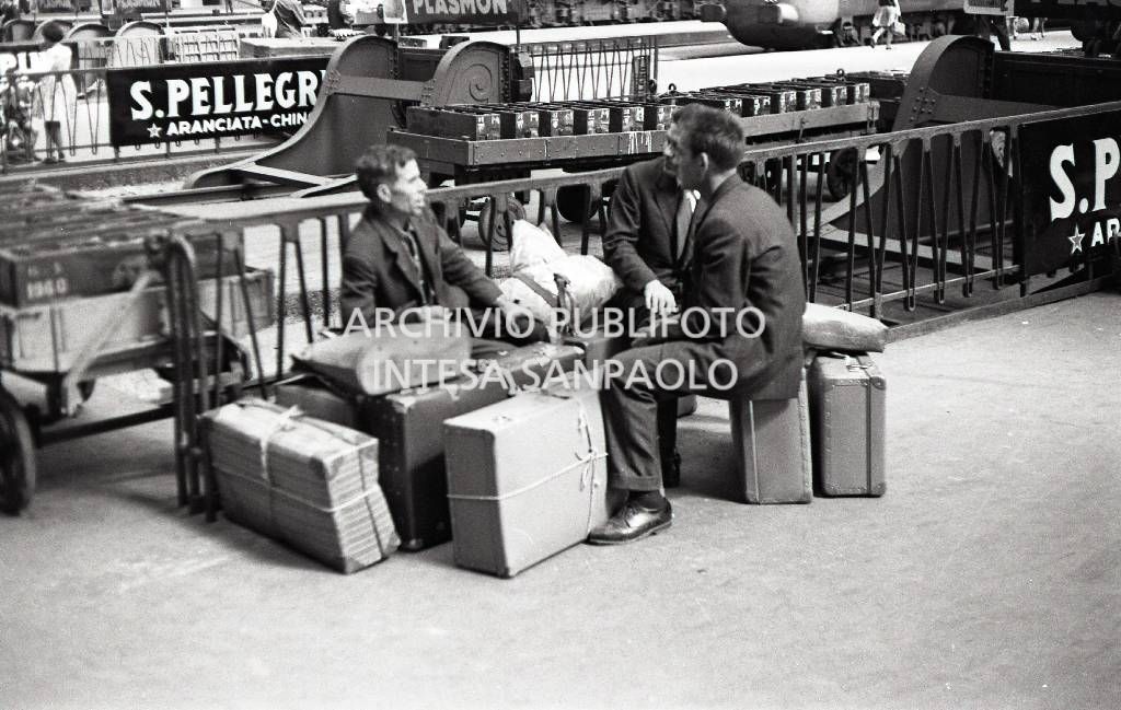Immigrati dal Sud Italia alla Stazione Centrale di Milano