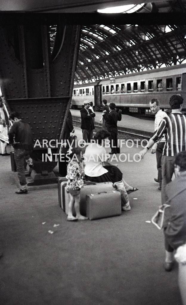 Immigrati dal Sud Italia alla Stazione Centrale di Milano
