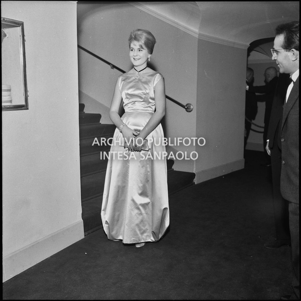 Inaugurazione della stagione lirica 1960-1961 del Teatro alla Scala con l'opera "Poliuto" di Gaetano Donizetti, diretta da Antonino Votto con la regia di Herbert Graf