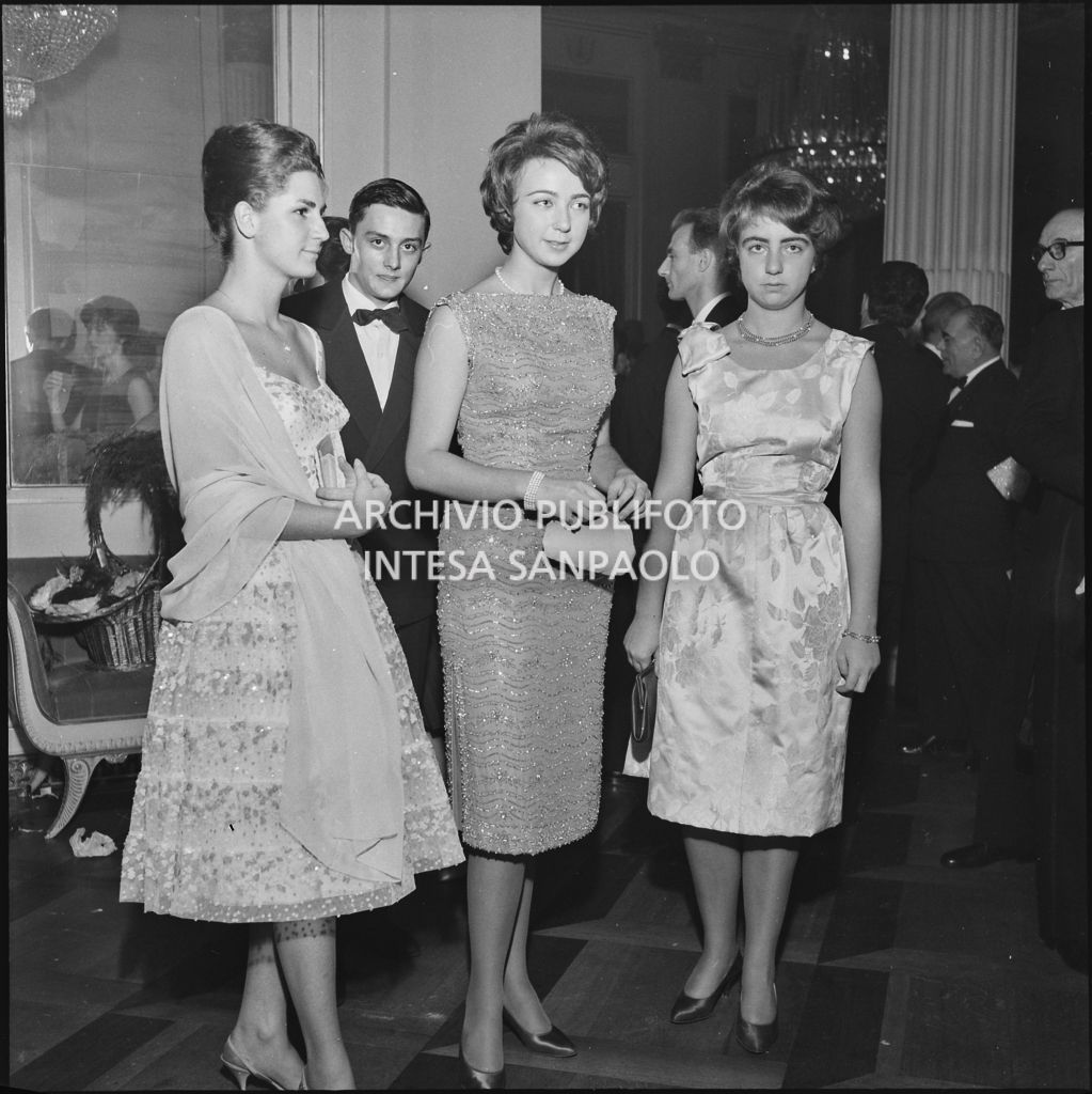 Inaugurazione della stagione lirica 1960-1961 del Teatro alla Scala con l'opera "Poliuto" di Gaetano Donizetti, diretta da Antonino Votto con la regia di Herbert Graf