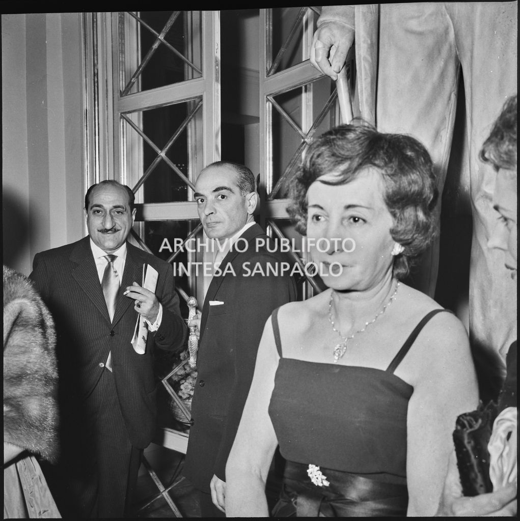 Inaugurazione della stagione lirica 1960-1961 del Teatro alla Scala con l'opera "Poliuto" di Gaetano Donizetti, diretta da Antonino Votto con la regia di Herbert Graf