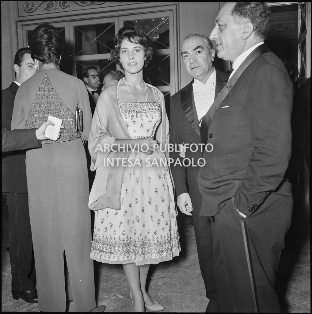 Inaugurazione della stagione lirica 1960-1961 del Teatro alla Scala con l'opera "Poliuto" di Gaetano Donizetti, diretta da Antonino Votto con la regia di Herbert Graf