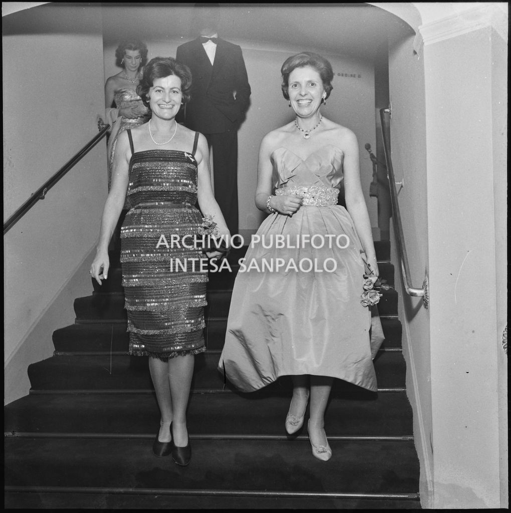 Inaugurazione della stagione lirica 1960-1961 del Teatro alla Scala con l'opera "Poliuto" di Gaetano Donizetti, diretta da Antonino Votto con la regia di Herbert Graf