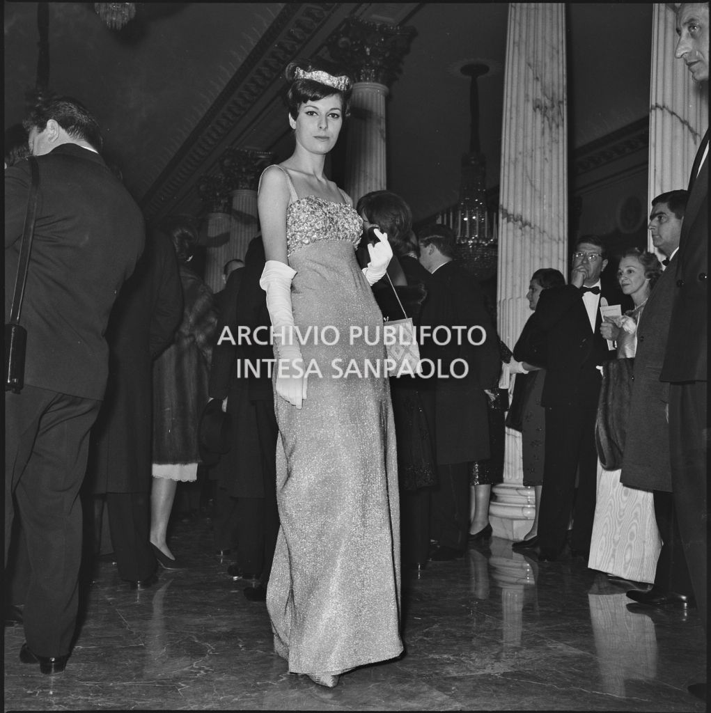 Inaugurazione della stagione lirica 1961-1962 del Teatro alla Scala con l'opera "La battaglia di Legnano" di Giuseppe Verdi, diretta da Gianandrea Gavazzeni con la regia di Margherita Wallmann