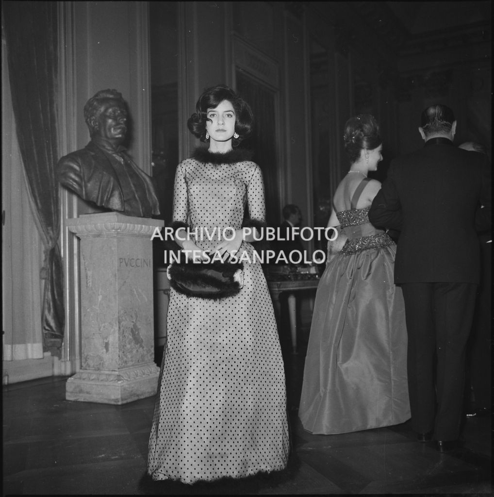 Inaugurazione della stagione lirica 1961-1962 del Teatro alla Scala con l'opera "La battaglia di Legnano" di Giuseppe Verdi, diretta da Gianandrea Gavazzeni con la regia di Margherita Wallmann