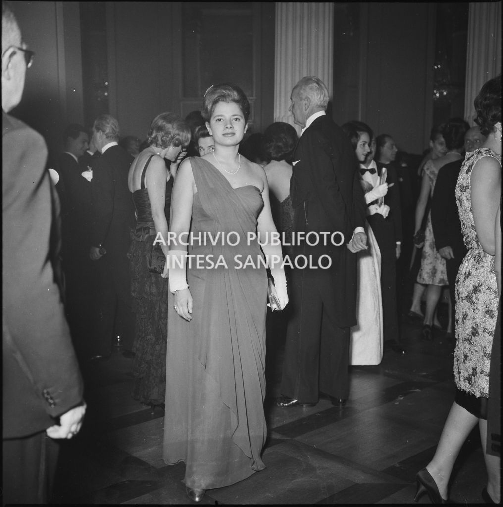Inaugurazione della stagione lirica 1961-1962 del Teatro alla Scala con l'opera "La battaglia di Legnano" di Giuseppe Verdi, diretta da Gianandrea Gavazzeni con la regia di Margherita Wallmann