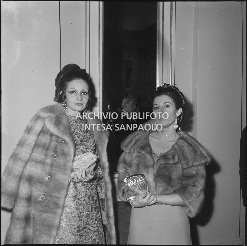 Inaugurazione della stagione lirica 1967-1968 del Teatro alla Scala con l'opera "Lucia di Lammermoor" di Gaetano Donizetti, diretta da Claudio Abbado con la regia di Giorgio de Lullo