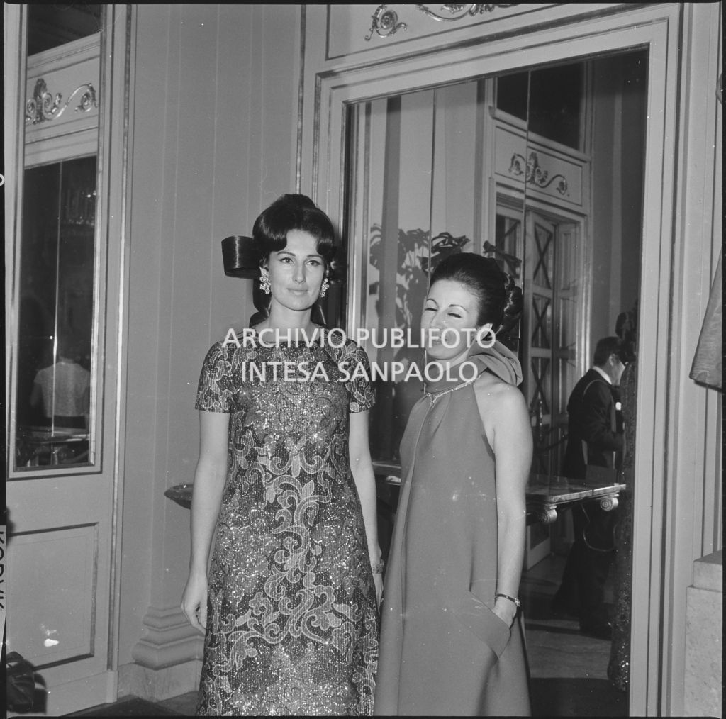 Inaugurazione della stagione lirica 1967-1968 del Teatro alla Scala con l'opera "Lucia di Lammermoor" di Gaetano Donizetti, diretta da Claudio Abbado con la regia di Giorgio de Lullo