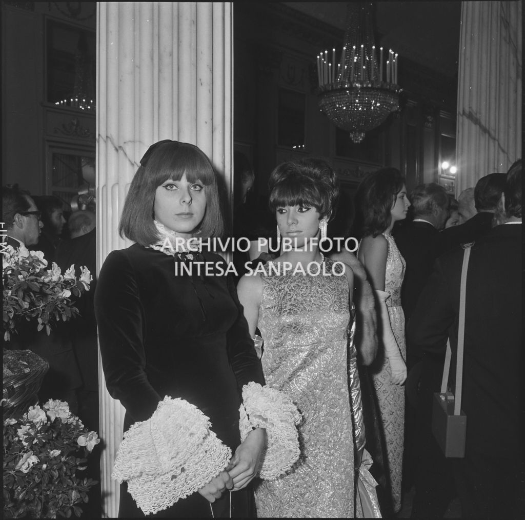 Inaugurazione della stagione lirica 1967-1968 del Teatro alla Scala con l'opera "Lucia di Lammermoor" di Gaetano Donizetti, diretta da Claudio Abbado con la regia di Giorgio de Lullo