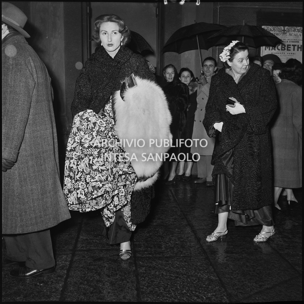 Inaugurazione della stagione lirica 1952-1953 del Teatro alla Scala con l'opera "Macbeth" di Giuseppe Verdi diretta da Victor de Sabata, con la regia di Carl Ebert