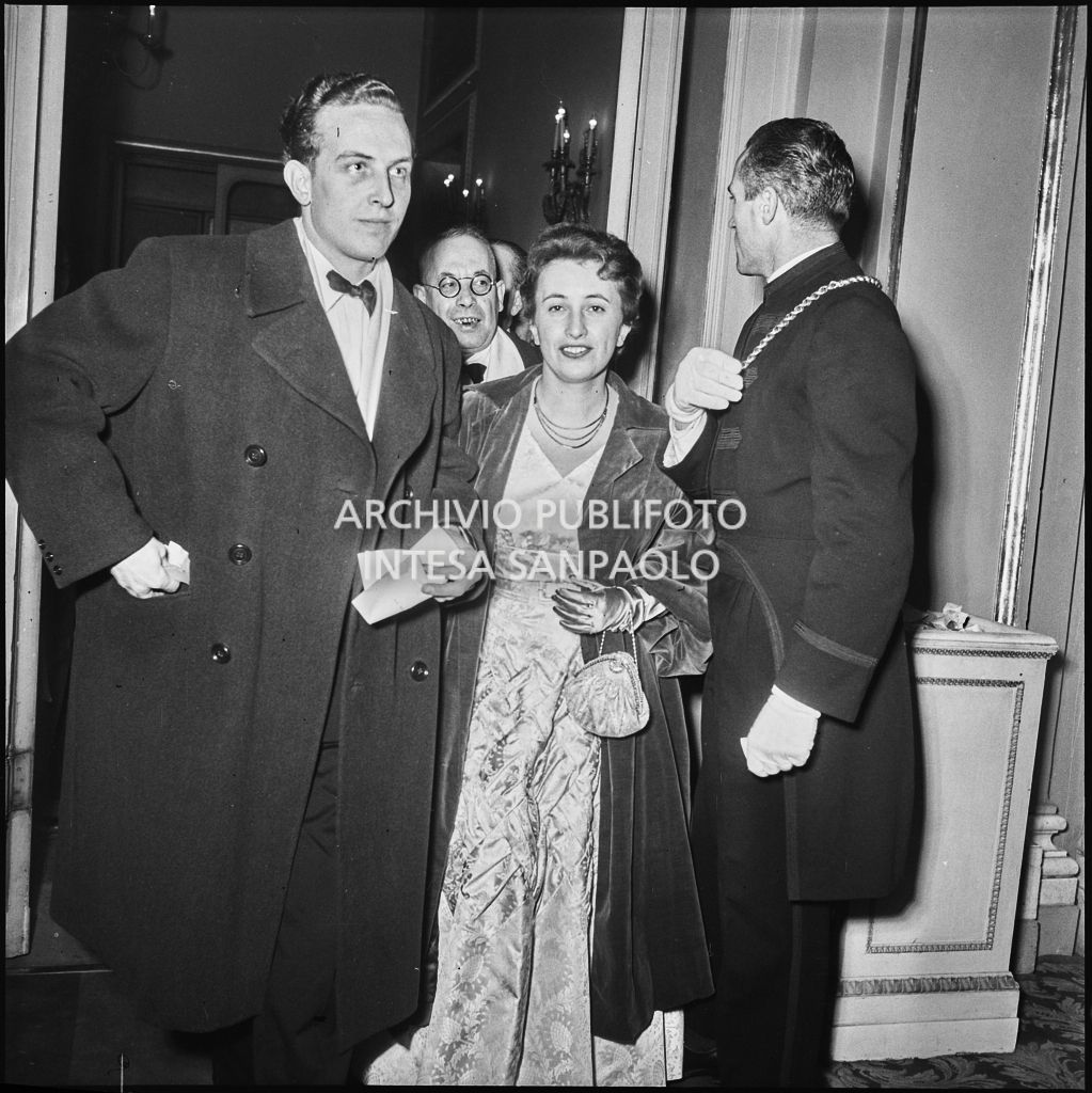 Inaugurazione della stagione lirica 1953-1954 del Teatro alla Scala con l'opera "La Wally", di Alfredo Catalani, diretta da Carlo Maria Giulini, con la regia di Tatiana Pavlova