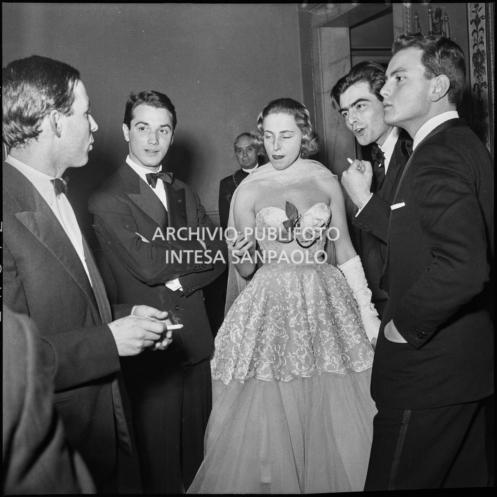 Inaugurazione della stagione lirica 1954-1955 del Teatro alla Scala con l'opera "La Vestale", di Gaspare Spontini, diretta da Antonino Votto, con la regia di Luchino Visconti