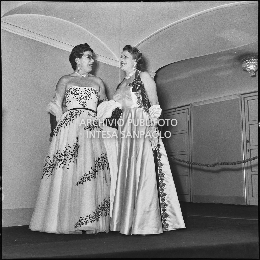 Inaugurazione della stagione lirica 1954-1955 del Teatro alla Scala con l'opera "La Vestale", di Gaspare Spontini, diretta da Antonino Votto, con la regia di Luchino Visconti