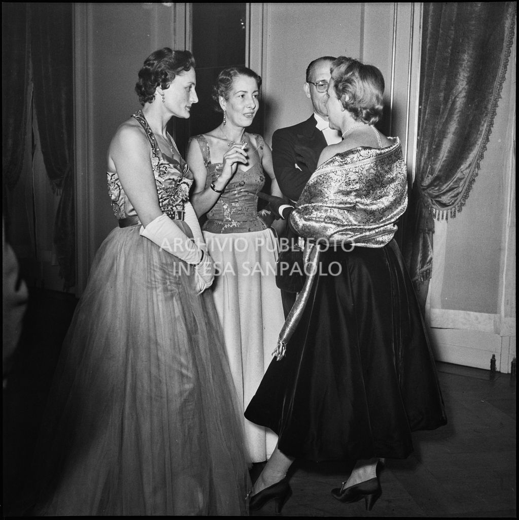 Inaugurazione della stagione lirica 1954-1955 del Teatro alla Scala con l'opera "La Vestale", di Gaspare Spontini, diretta da Antonino Votto, con la regia di Luchino Visconti