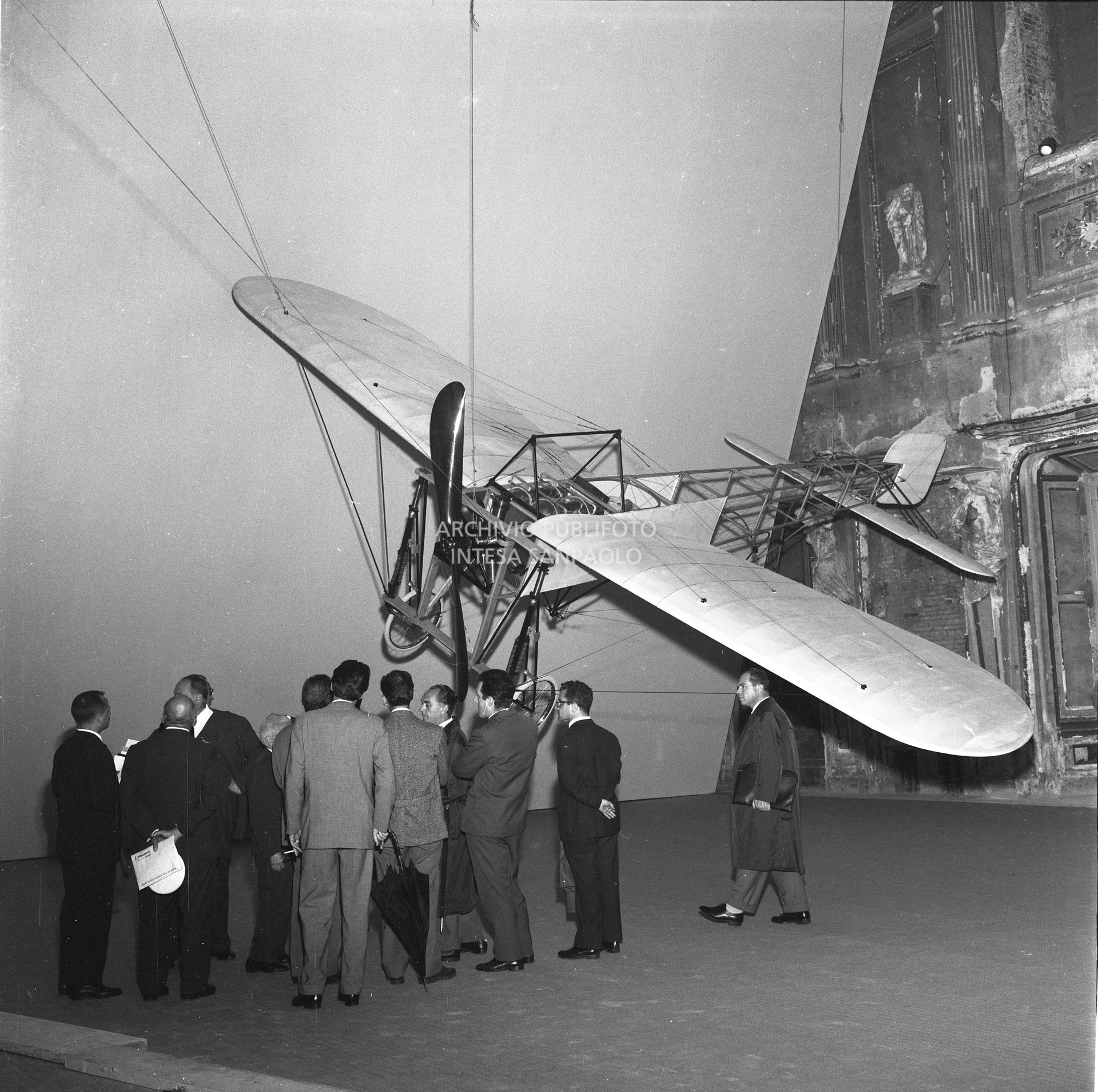 Vernissage della mostra I pionieri dell'aviazione a Palazzo Reale a Milano