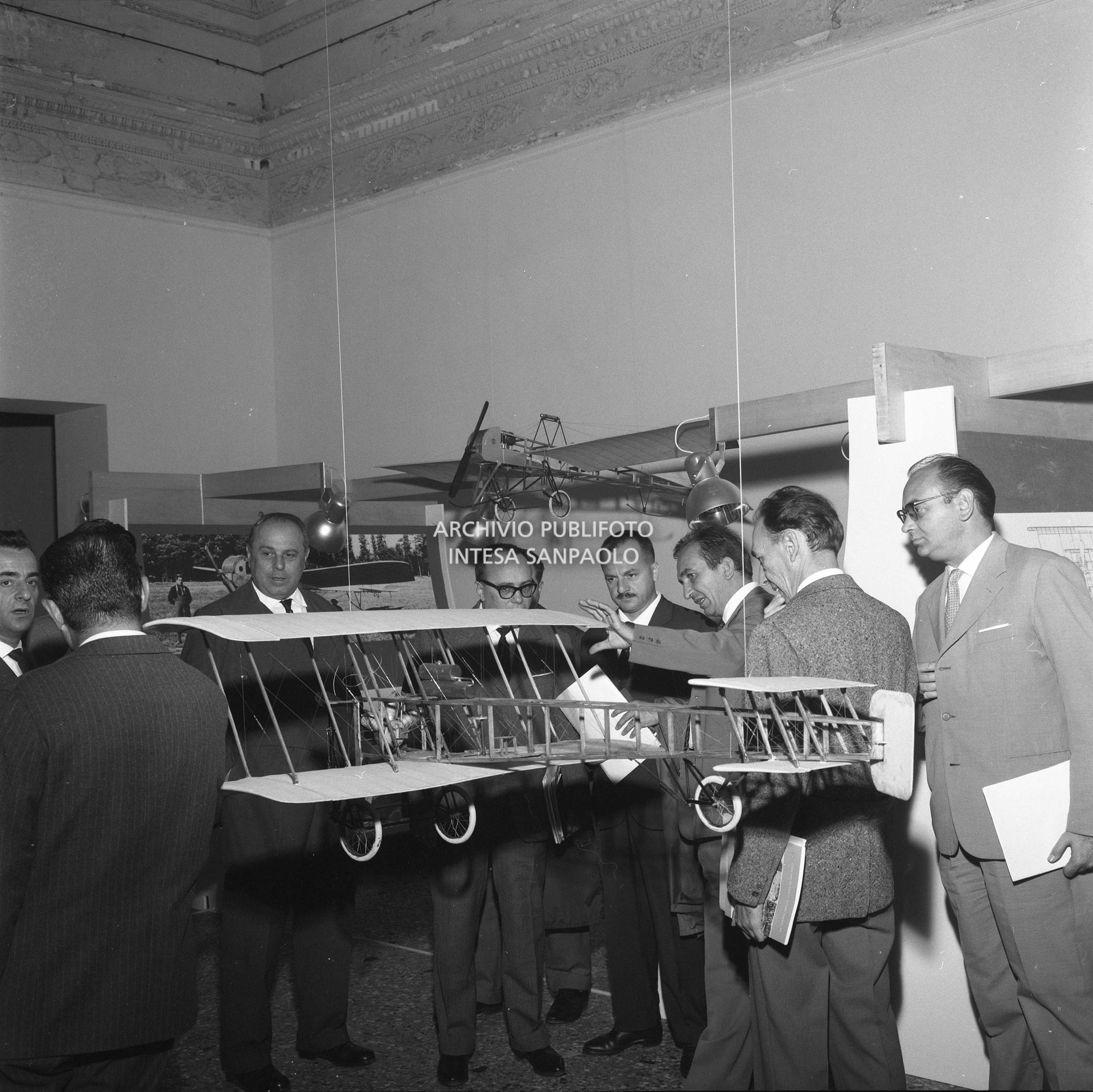 Vernissage della mostra I pionieri dell'aviazione a Palazzo Reale a Milano