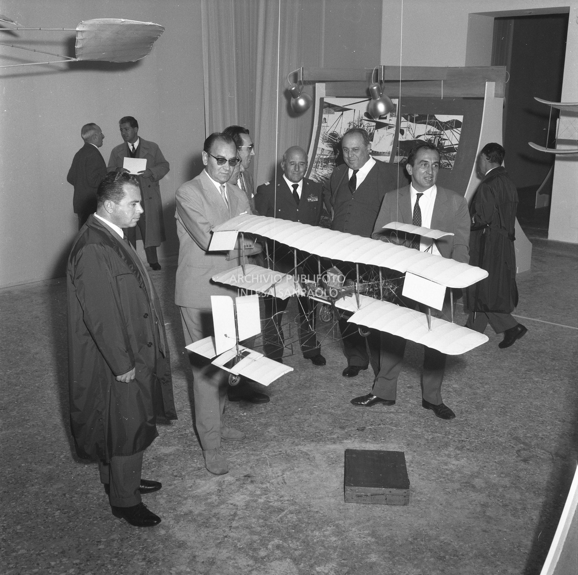 Vernissage della mostra I pionieri dell'aviazione a Palazzo Reale a Milano