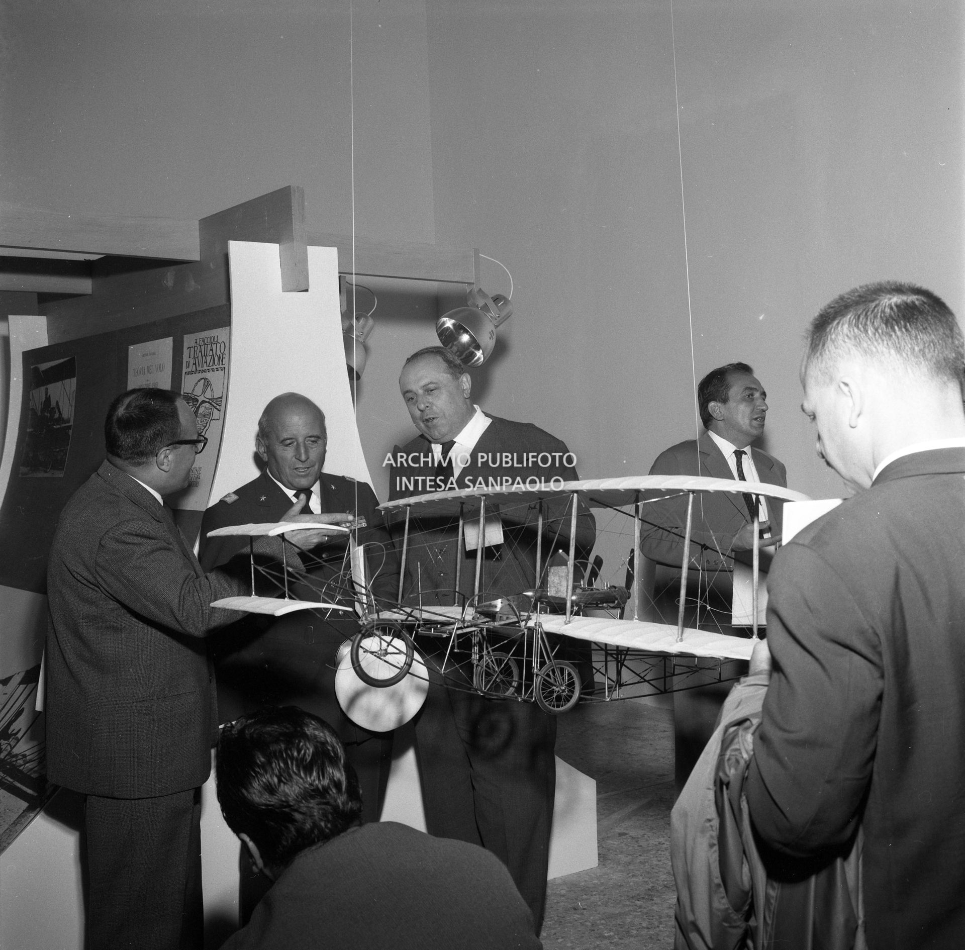 Vernissage della mostra I pionieri dell'aviazione a Palazzo Reale a Milano