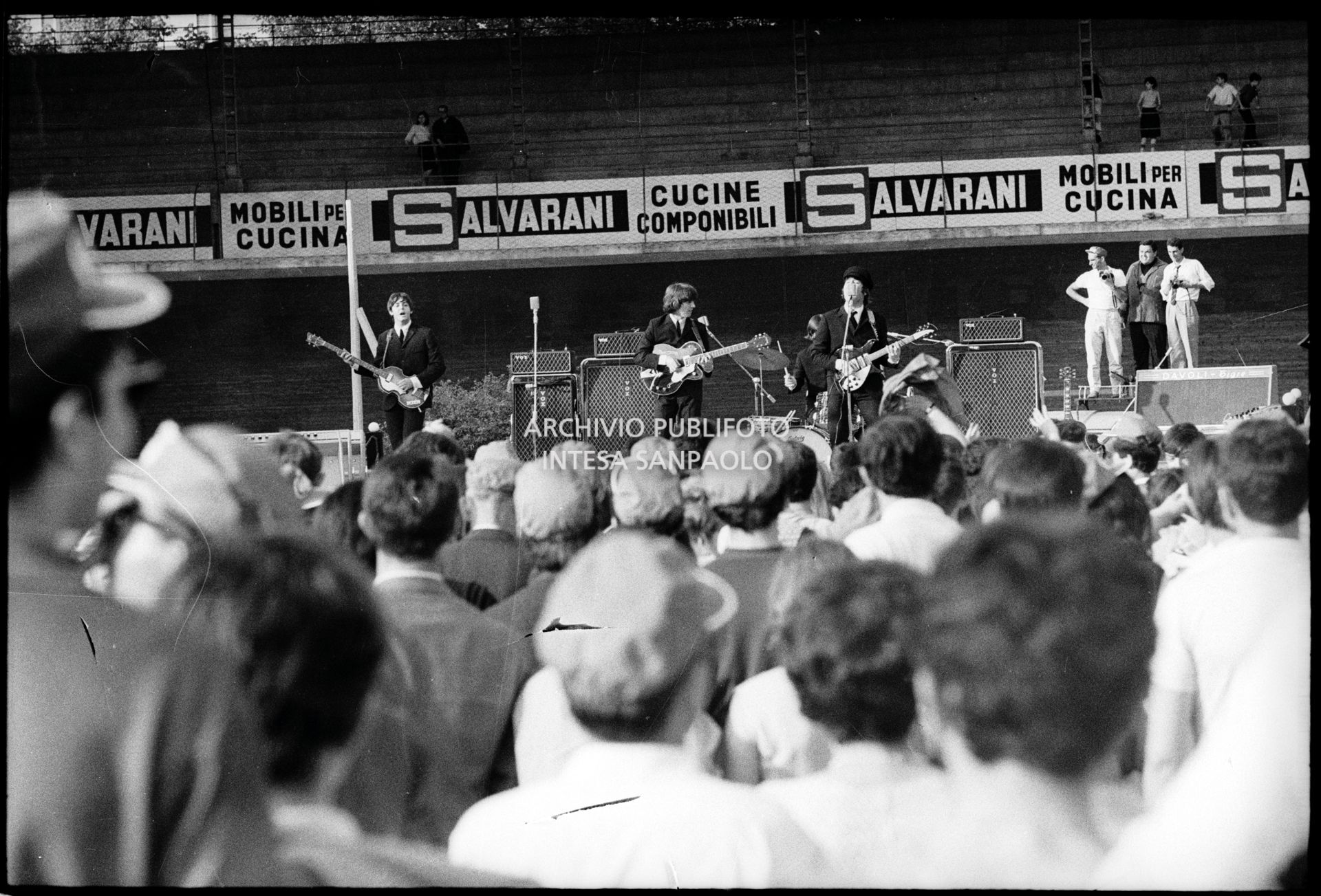 I Beatles in concerto al Vigorelli di Milano