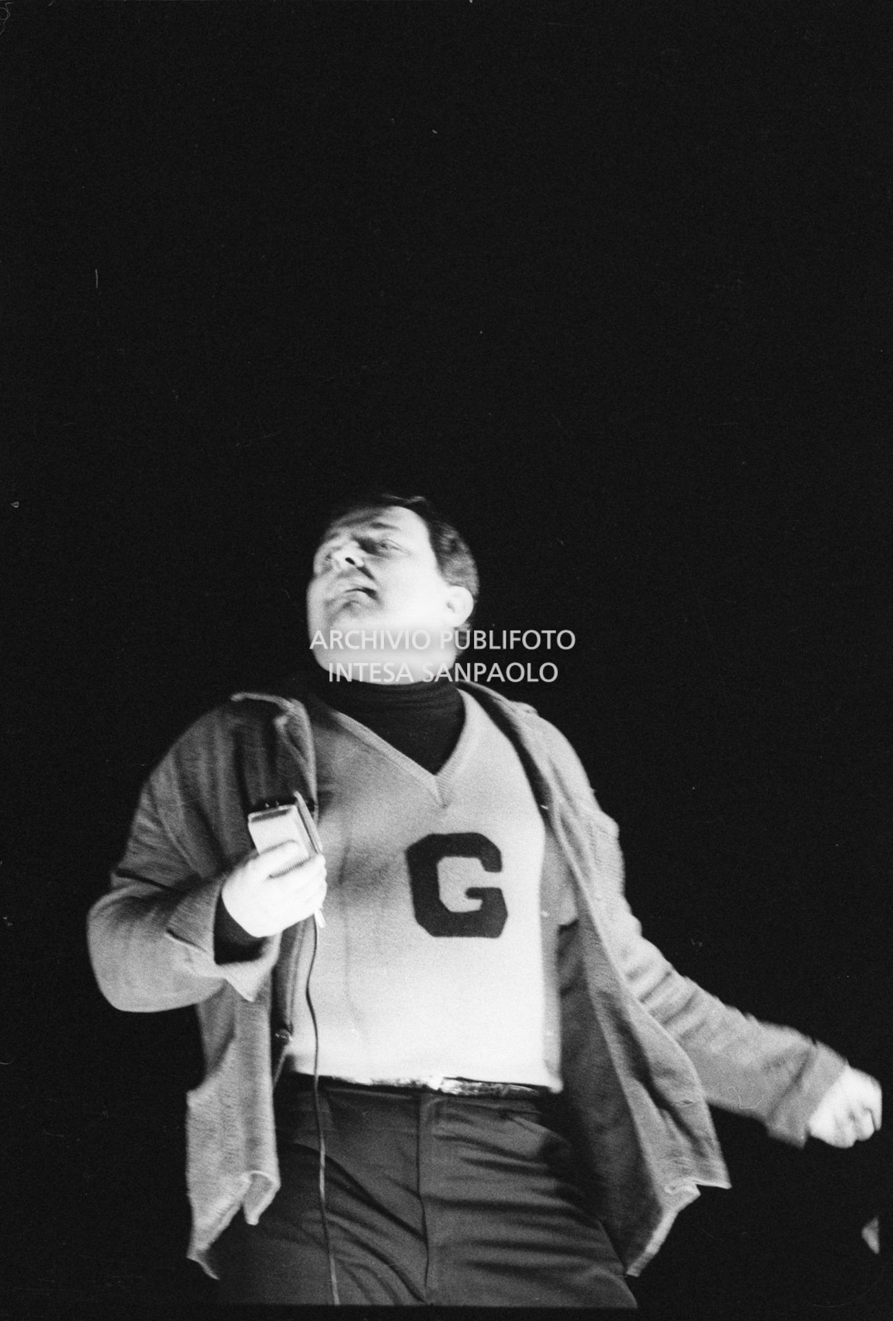 Guidone e i suoi amici sul palco del Vigorelli di Milano tra i supporter che aprirono i concerti dei Beatles