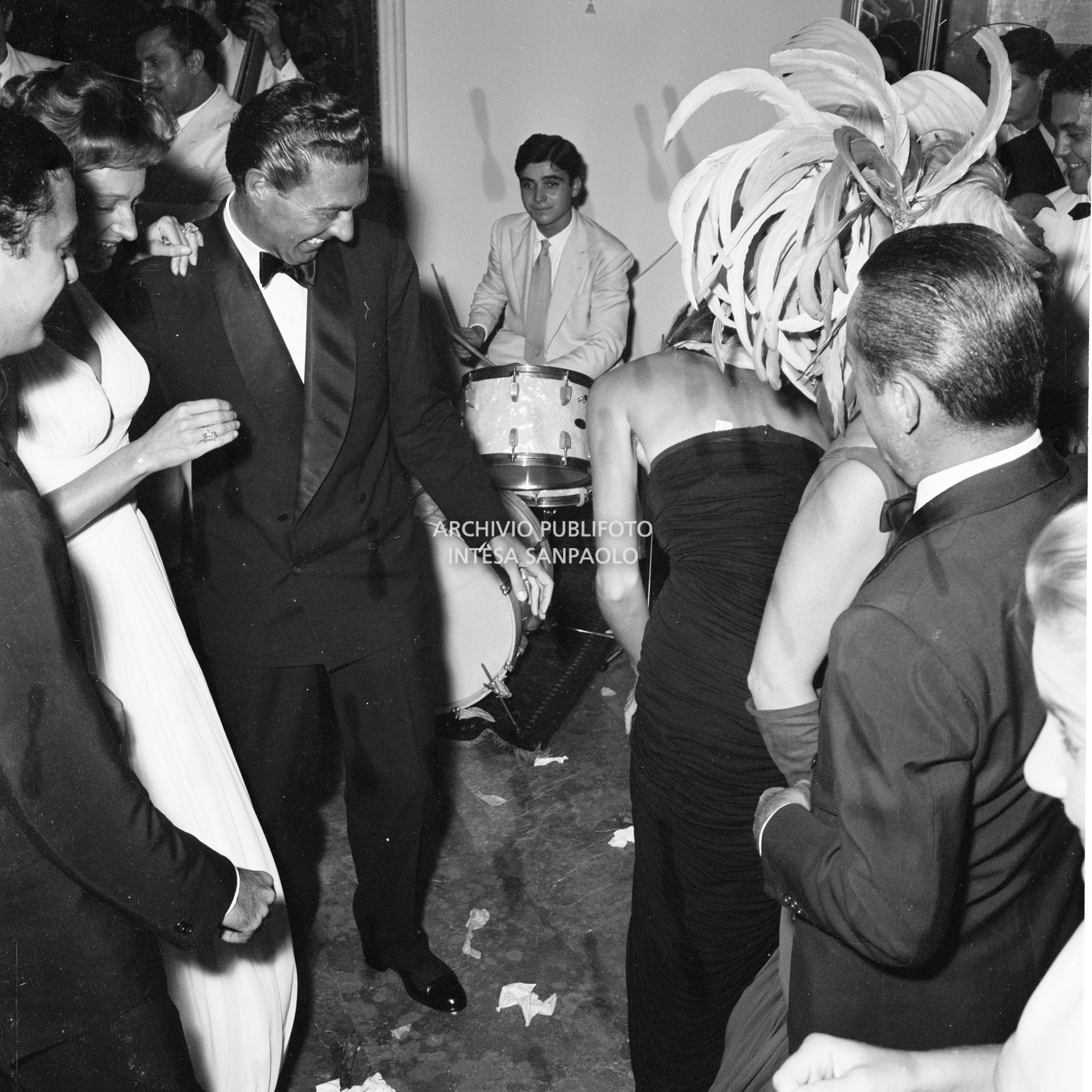 Ricevimento organizzato da Elsa Maxwell in onore di Maria Callas