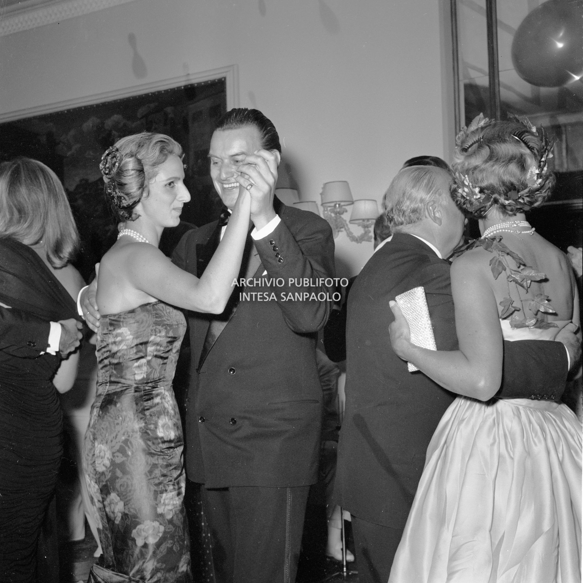 Ricevimento organizzato da Elsa Maxwell in onore di Maria Callas