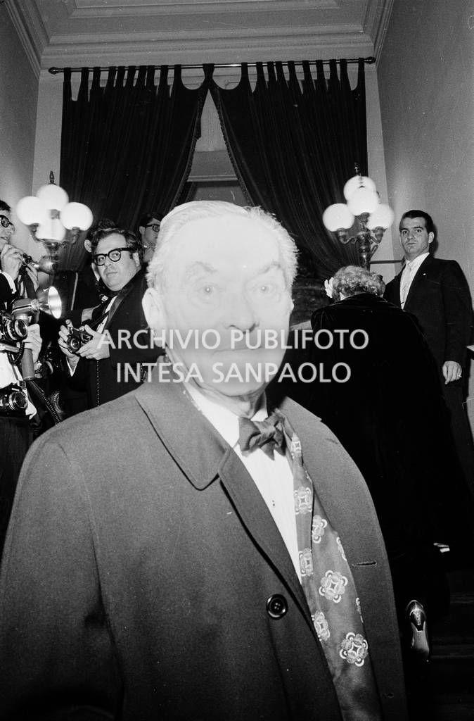 Walter Lippmann al "Black and White Ball" organizzato da Truman Capote