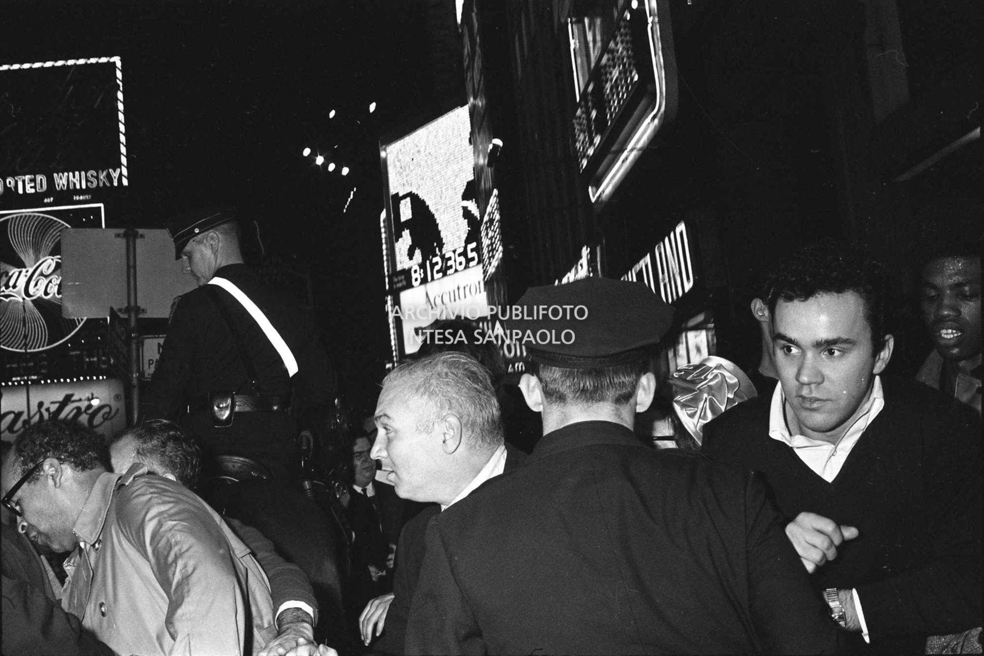 Prima del film La Bibbia di John Huston a New York