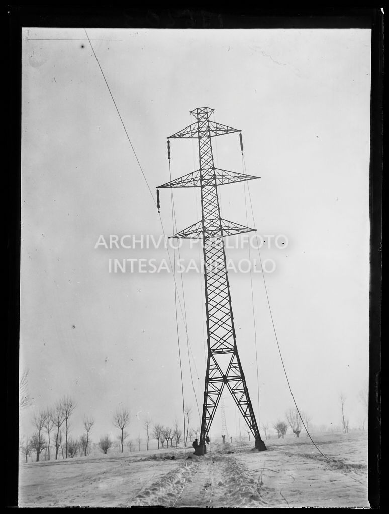 Traliccio dell'alta tensione della Edison<br>196203