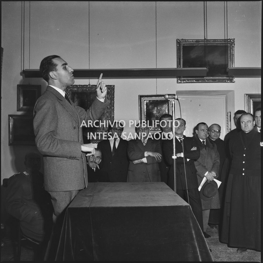 Discorso dell'onorevole Dino Del Bo in occasione dell'inaugurazione del Centro culturale San Fedele<br>196258