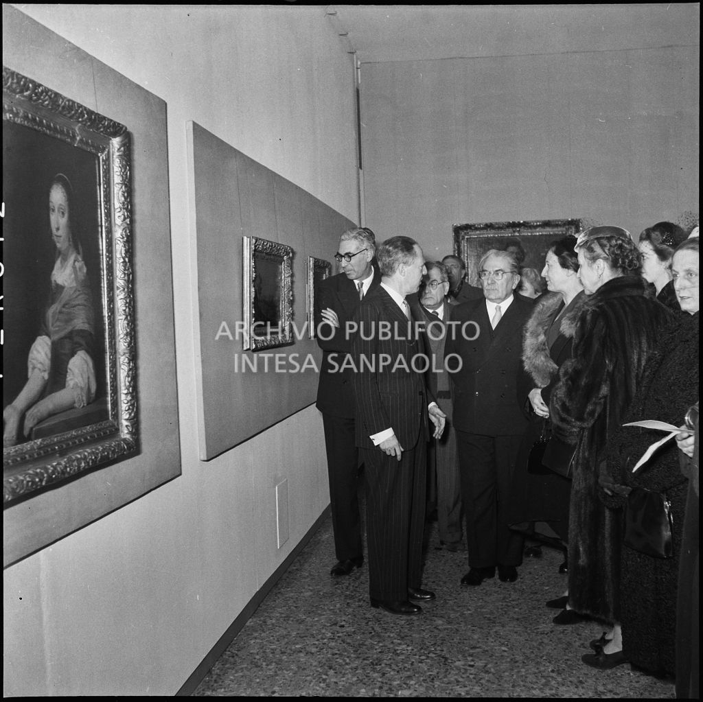 Il sindaco di Milano Virgilio Ferrari alla mostra "Rembrandt e il 600 olandese"<br>201211